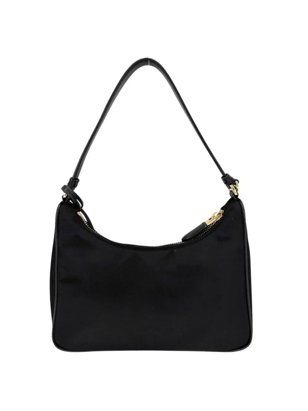 Prada Re Edition 2005 Re-Nylon Mini Bag Shoulder Nylon Black Gold